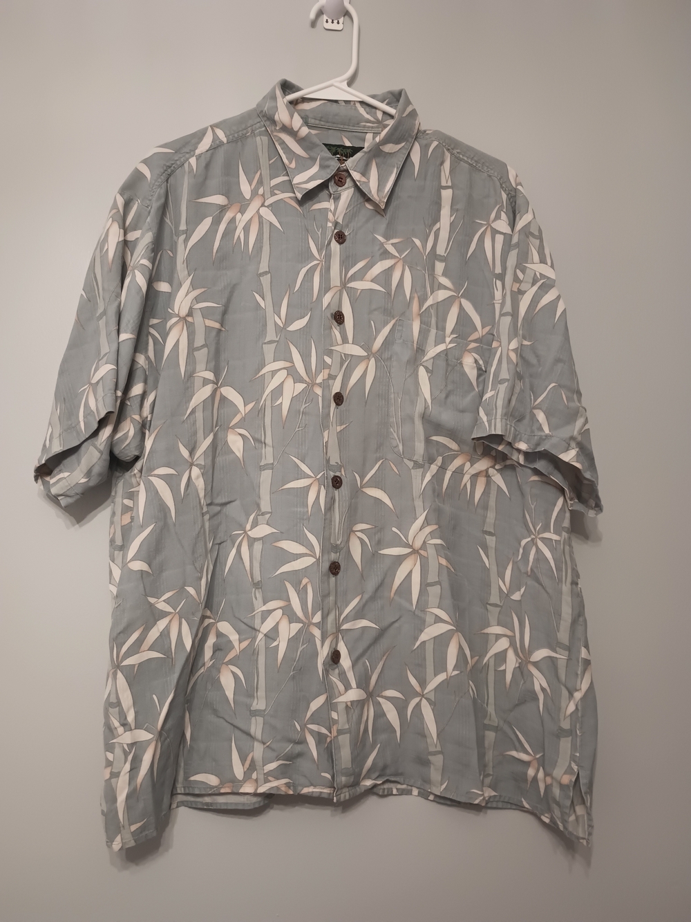Men's Hawaiian Reserve Silk Shirt L